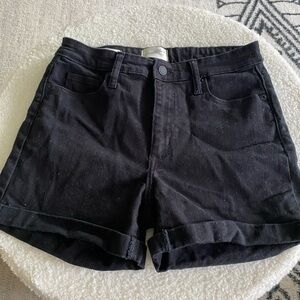 NWOT Universal Threads Black Denim Shorts